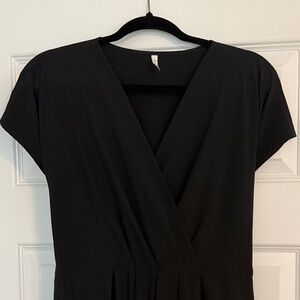 NWT HALARA Elegant Black Maxi Dress